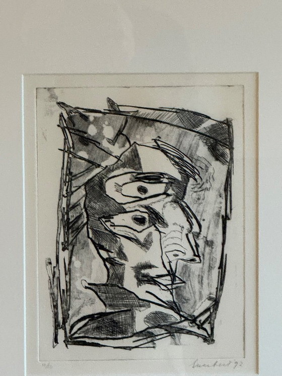 Image 1 of Lucebert (etching 10/10), signed by the artist, 1992