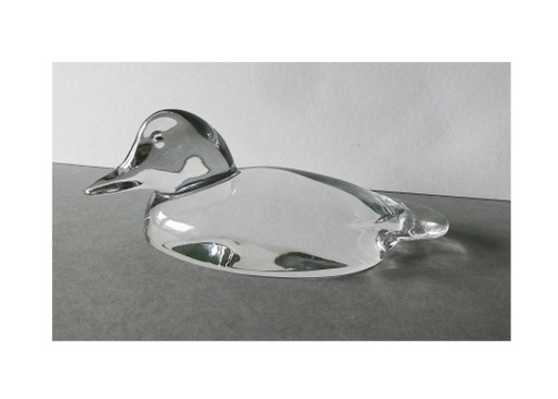 Pato de cristal, Villeroy &amp; Boch, marcado