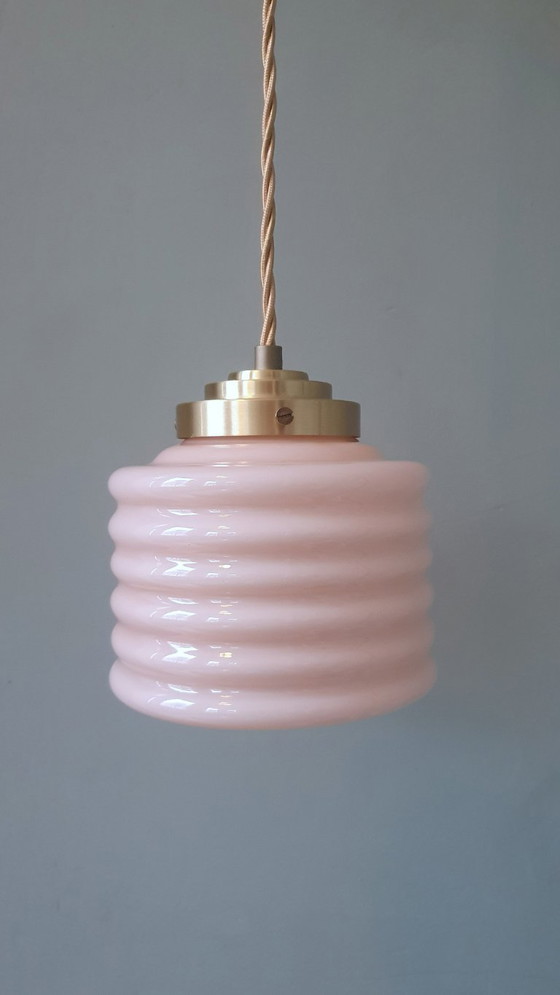 Lampada a Sospensione Vintage Francese 'Lampion' Colore Rosa Pastello – Lampade a sospensione, Metal (photo 14 of 22)