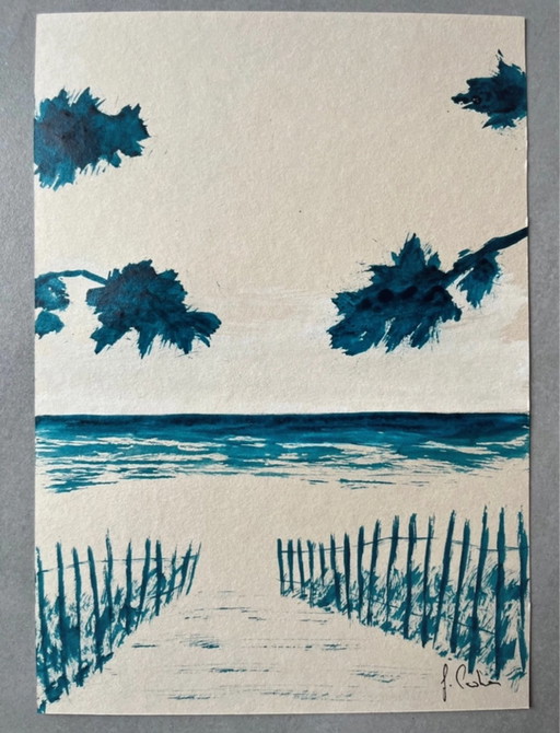 Artist's sketch 21x15cm