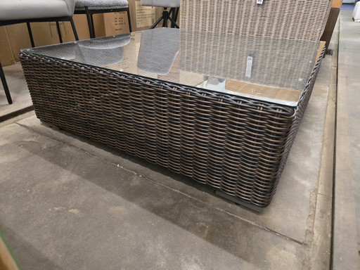 Garden Wicker Coffee table lounge 105x105x35H