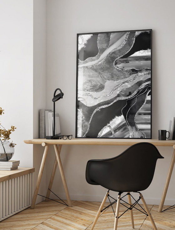 Image 1 of  Acrylic Glass Artwork | 200x140 cm | Depthwave #5 (Ori, 1983) Acrylic Glass Artwork | 200x140 cm | Depthwave #5 (Ori, 1983)