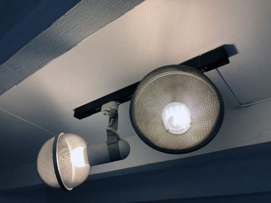 Image 1 of Vintage Ceiling Rail Fixture - Micro Pin Spots - Roger Tallon - Erco - 1975