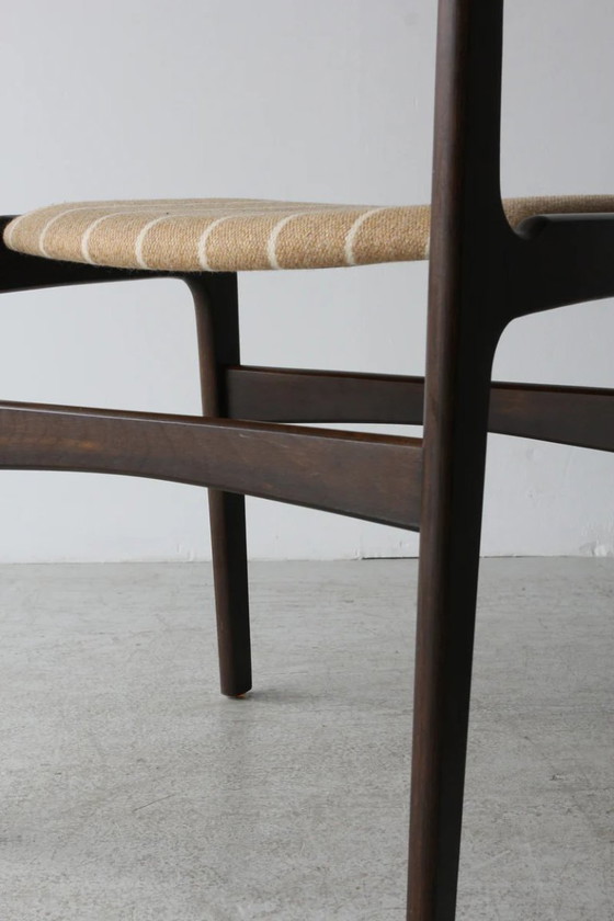 Image 1 of 6x Esszimmerstühle aus Teakholz von Erik Buch für Anderstrup Møbelfabrik, 1960er Jahre