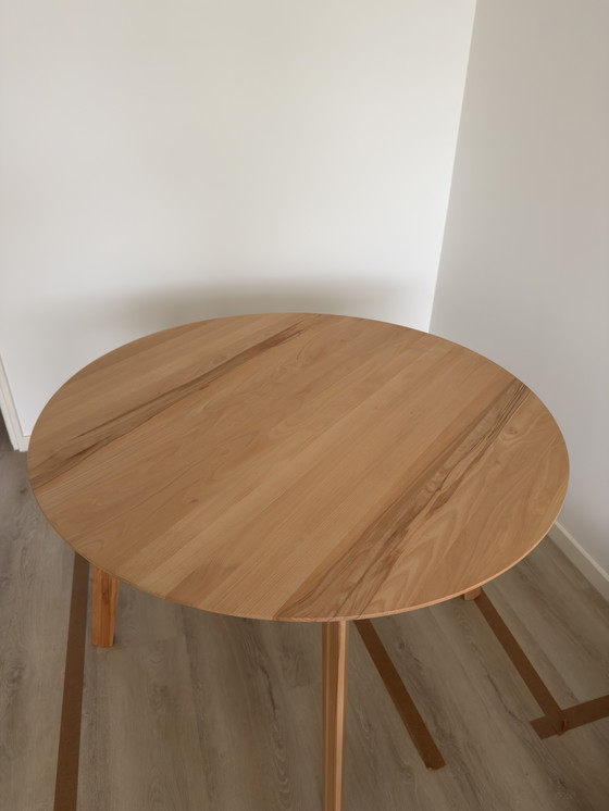 Image 1 of The Machine Room Sav & Okse Nonne Table Round Beech 120 CM