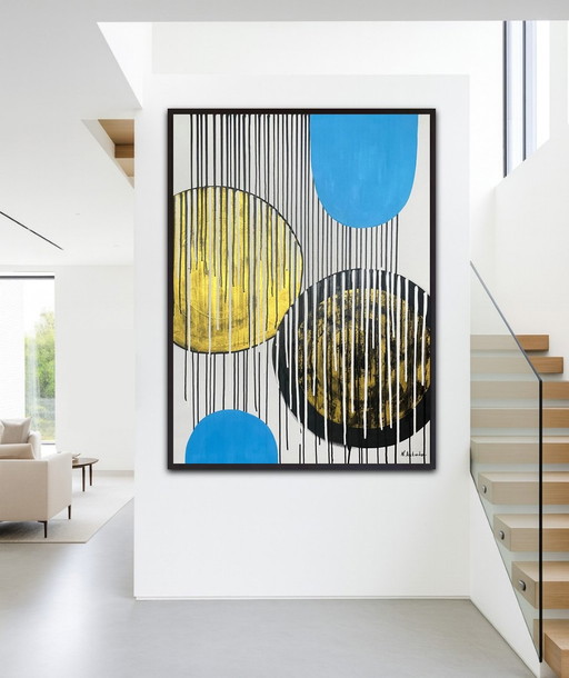 Natia Antadze Abstracte compositie XXL