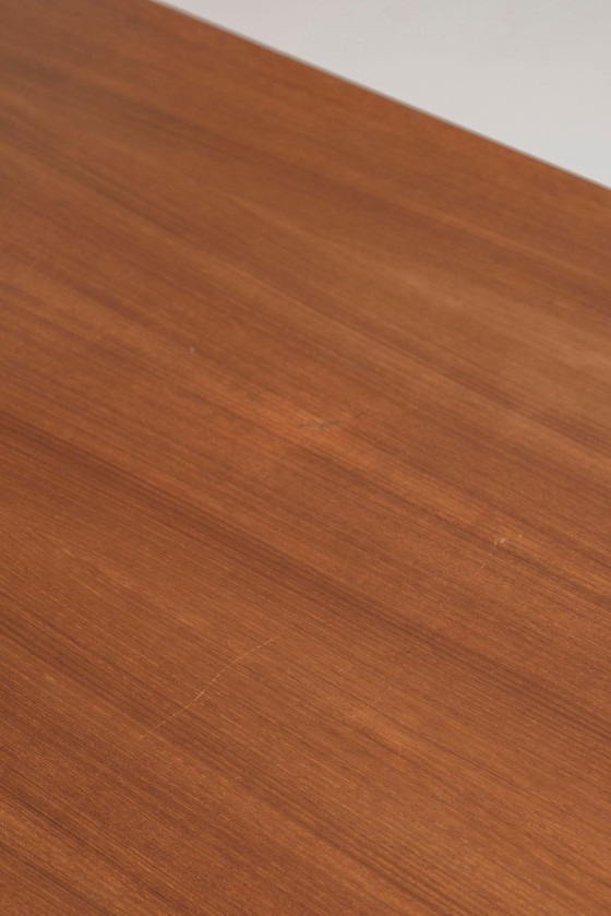 Image 1 of Seltener Hans Wegner 'Sawbuck' Tisch, DK 1960er