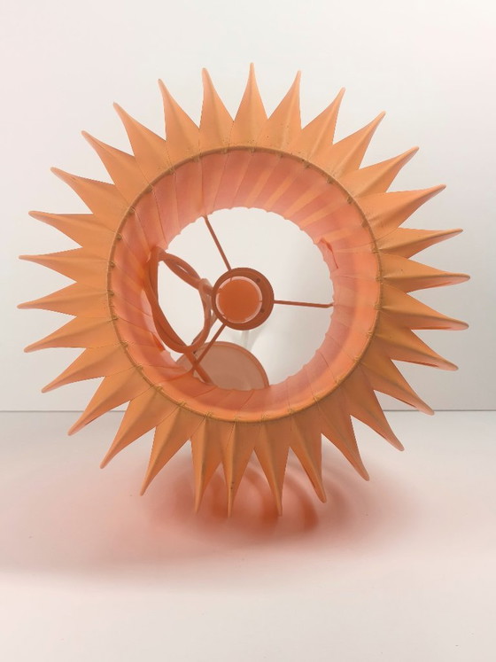 Vintage Hanglamp - Nederlands Design - Oranje - Space Age (photo 8 of 8)