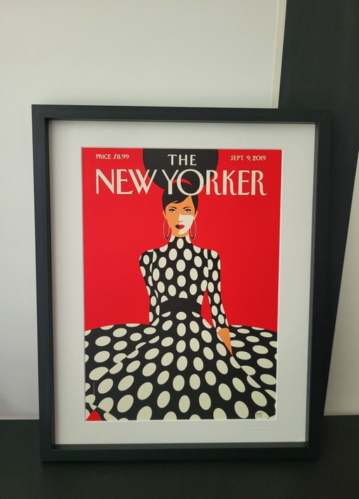 Der New Yorker veröffentlichte einen wunderschönen gerahmten Druck von Malika Favre.