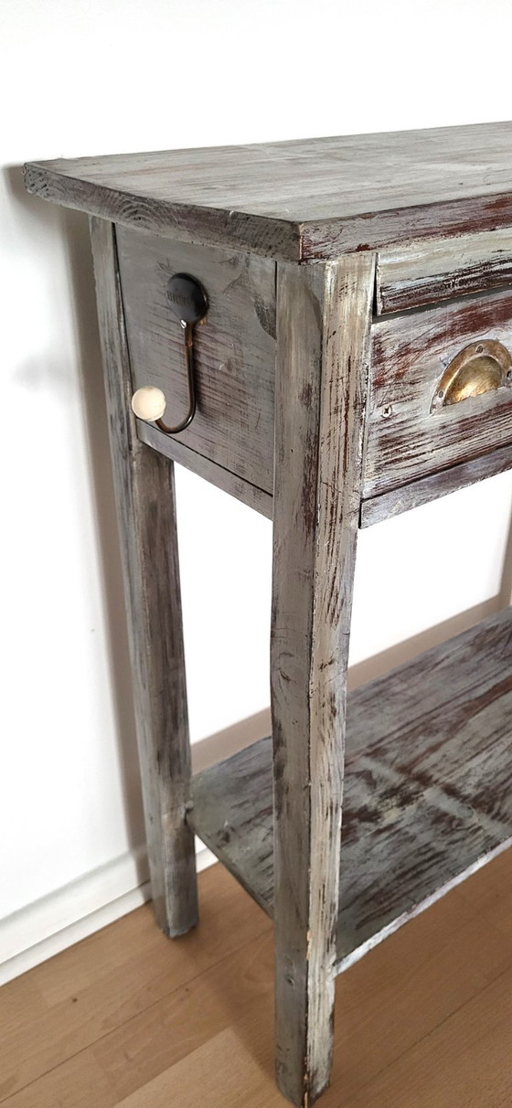 Image 1 of Antique Patinated Console