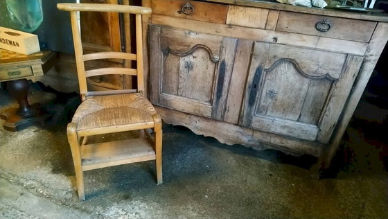 Chaise prie dieu paillÃ©e ancienne en hÃªtre – Fauteuils (photo 34 of 34)