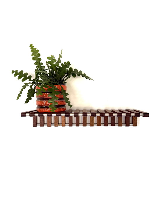 Image 1 of Vintage parametric wall shelf ‘80s