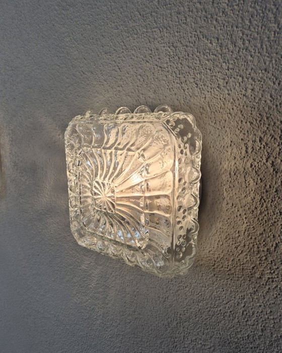 Plafoniera Vintage RZB 32215 | Design Tedesco | 2x E27 | 28 cm – Plafoniere, Vetro, Metallo (photo 7 of 21)