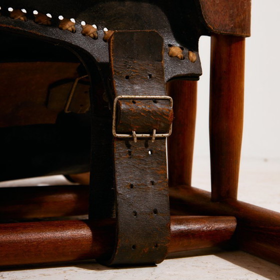 Image 1 of Sillón húngaro MK10957 de piel de becerro