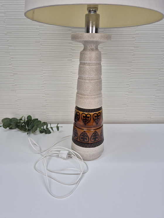 Image 1 of XXL vintage tafellamp Dümler en Breiden West-Germany.