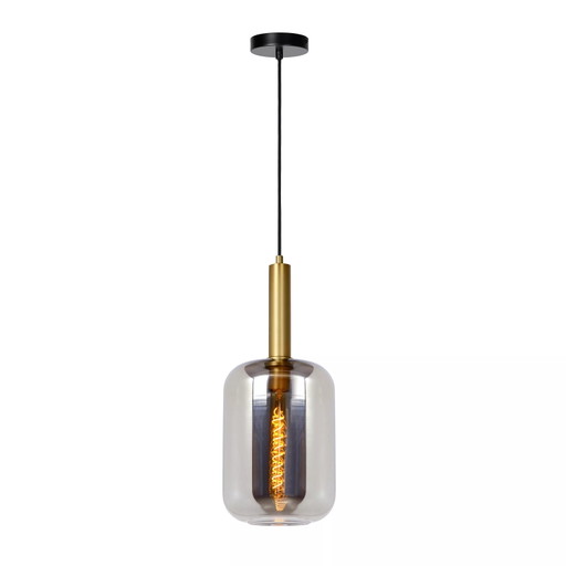 Lucide JOANET Pendelleuchte Ø 22 cm – 1xE27 – Smoked