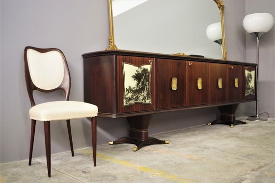Image 1 of Exceptional Complete Vintage Dining Set - Fratelli Rigamonti Desio (Milan), 1940