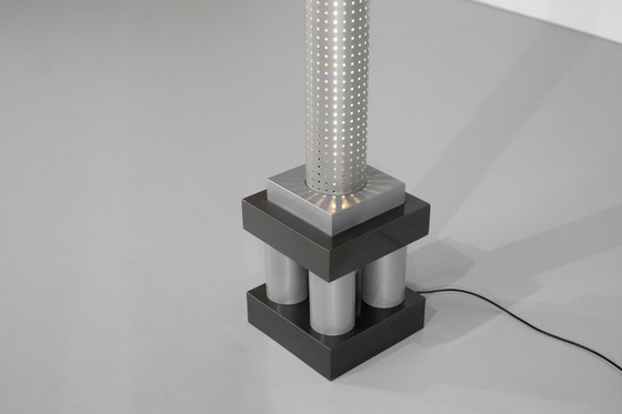 Image 1 of "Chicago Tribune" floor lamp by Matteo Thun for Bieffeplast, Italy, 1985.