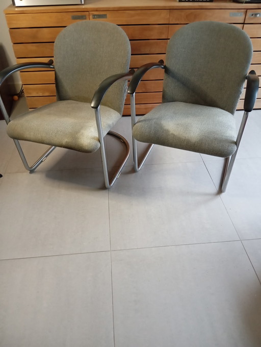 2X Gispen vintage Fauteuil Model 414