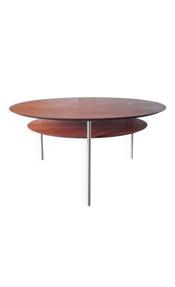 Image 1 of Bellissimo tavolino da caffè ovale danese a treppiede