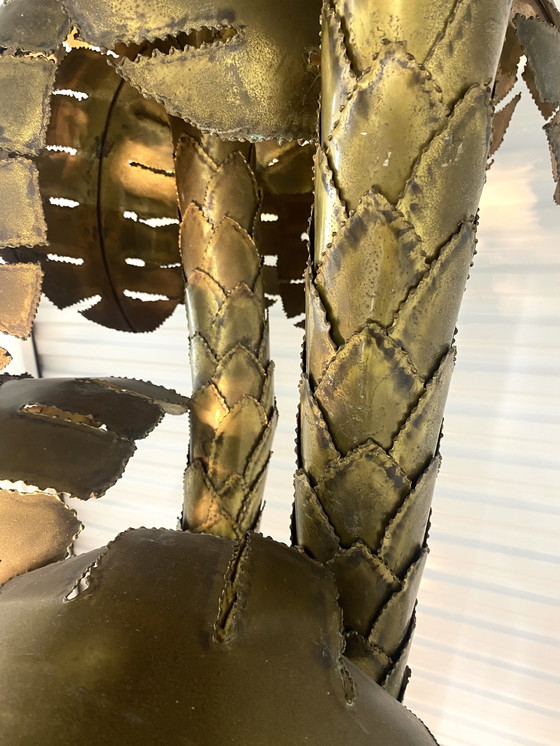 Image 1 of Grande lampada da terra vintage in ottone Maison Jansen anni '70