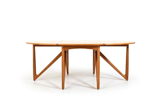 Image 1 of Drop Leaf Dining Table by Niels Koefoed Dinamarca Años 60