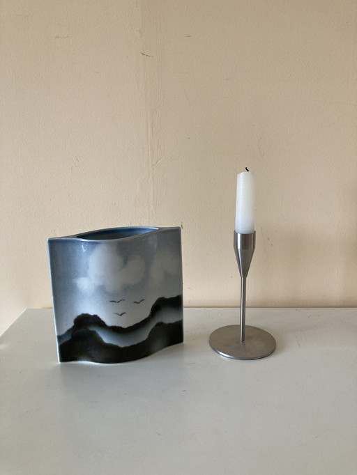 Vase vintage par Yves Mohy pour Virebent