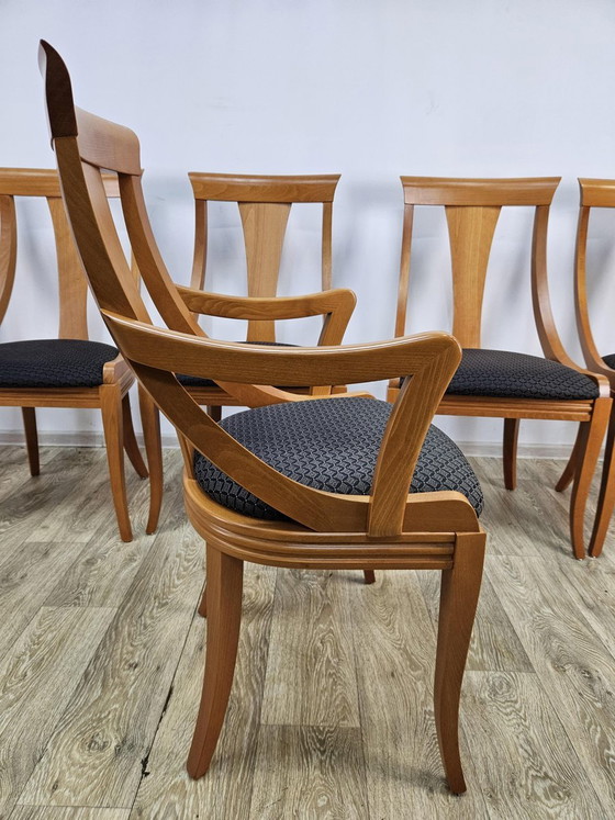 Chaises Gondola vintage de Pietro Costantini, années 1980, Lot de 6 – Fauteuils de relaxation (photo 4 of 15)