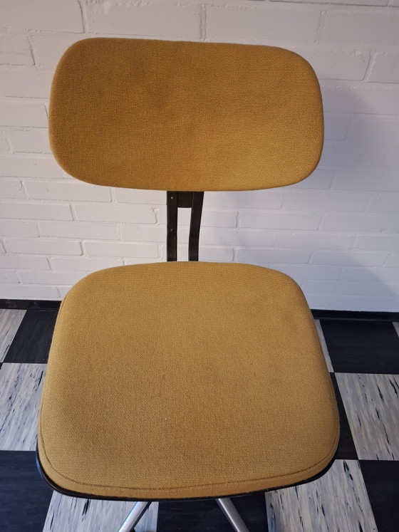 Sedia da ufficio ocra Ahrend de Cirkel – Sedie da ufficio, Textile, Metal (photo 7 of 7)