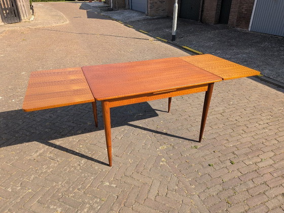 Image 1 of Vintage Danish Teak Dining Table – Extendable – 1960s Mid-Century