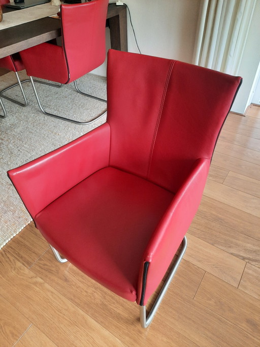 4 x Bert Plantagie eetkamerstoelen.