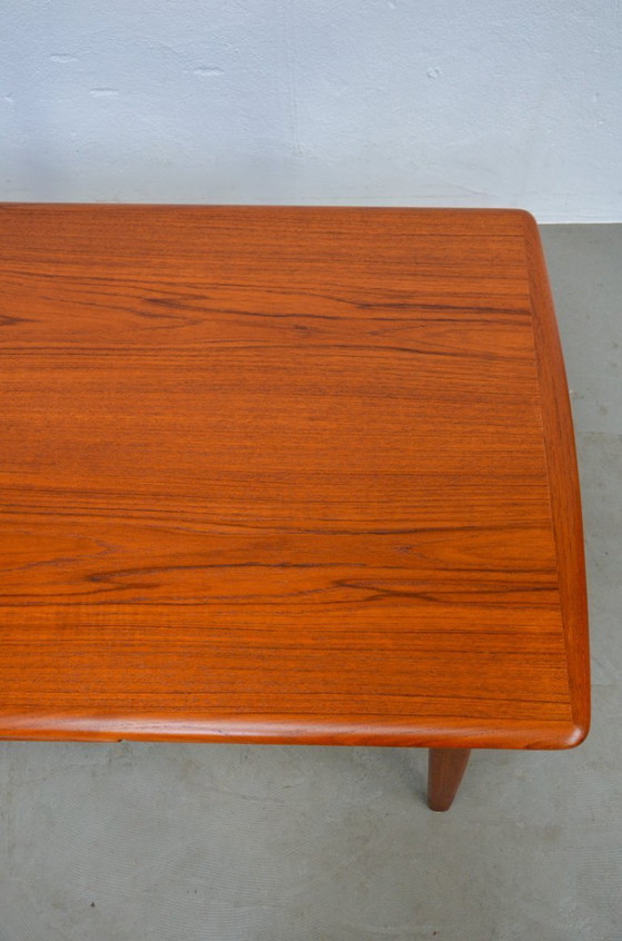 Image 1 of Eettafel van Svend Åge Madsen, Deense teakhouten keukentafel, mid-century, uitschuifbaar, jaren 60