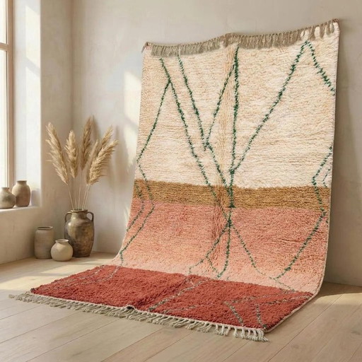 Die Echtheit des marokkanischen Berberteppichs 220/320 – vloerkleden en tapijten, Wool
