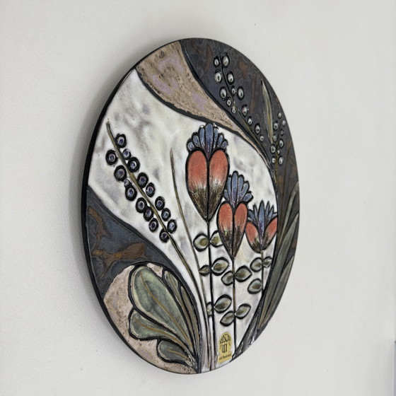 Image 1 of Rusha Handarbeit Ceramic Wall Plate, 1970s Germany