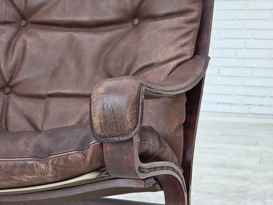 Image 1 of 1970, Noors ontwerp door Ingmar Relling voor Westnofa, model "Siesta" met armleuningen