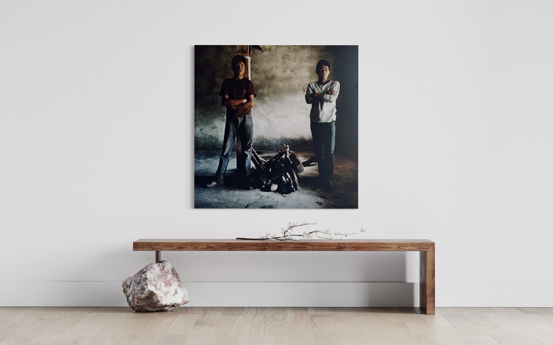 Wang Gang ( 1969 ) single photo 100cm x 100cm on panel Europalia