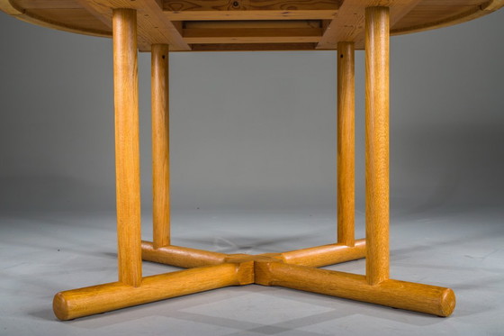 Image 1 of Danish Extendable Oak Dining Table by Kurt Østervig for Jason Møbler, 1950s