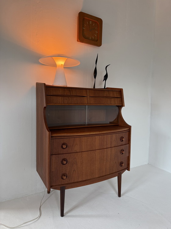 Image 1 of Vintate 'Phoenix' mushroom table lamp, Holmegaard '80