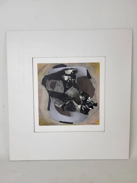 Collage Fernand Rolland Crac Tremblay – Láminas artísticas, Paper, Abstract (photo 6 of 6)