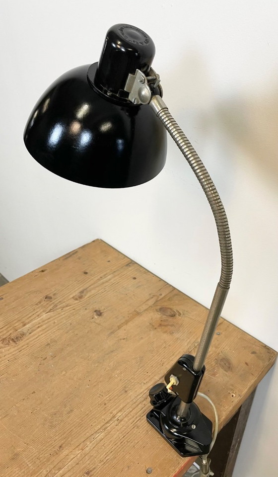 Image 1 of Lampada da tavolo industriale da officina tedesca di Reif Dresden, anni '50
