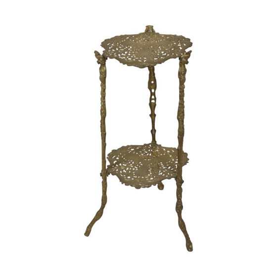 Image 1 of Pflanztisch aus französischem Messing