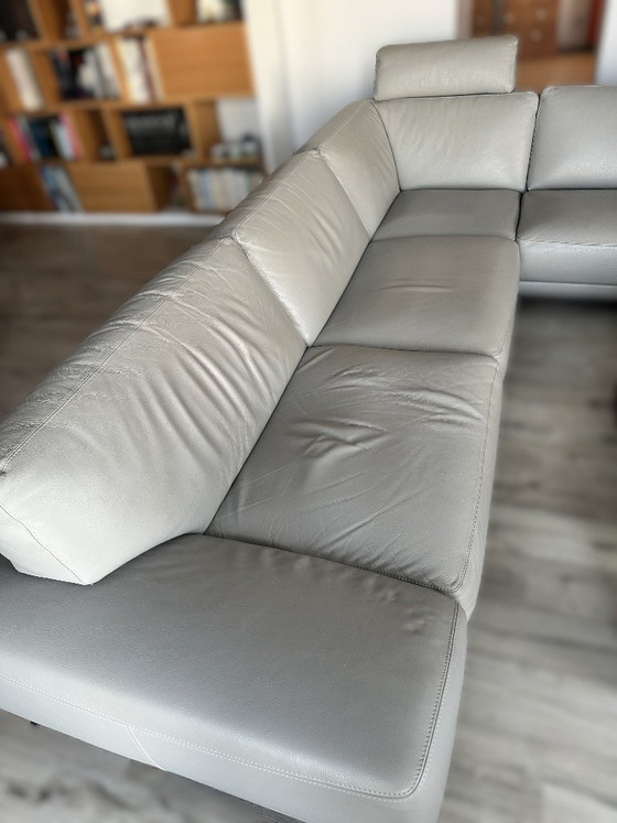 Divano angolare Roche Bobois, Divani angolari, Pelle, Grigio (foto 3 di 7)