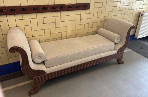 Divano antico in stile impero Bank