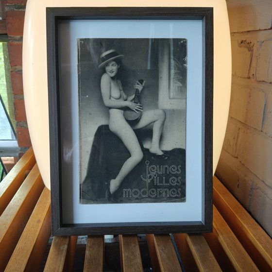 Image 1 of Copertina originale Art Déco francese "Jeunes Filles Modernes" | Le edizioni di Parigi | 1920/30 circa