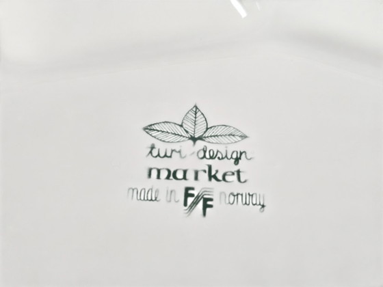 Image 1 of Figgjo Flint - Turi design - Market -  Fondue borden (6)  - Noorwegen - 1970's