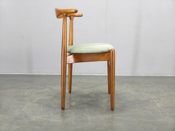 Image 1 of Hans Wegner Model 708 stoel voor Fritz Hansen, Denemarken, jaren 1960