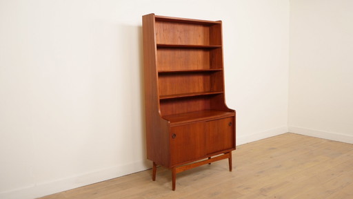 Étagère haute vintage | Bibliothèque | Teck | Johannes North