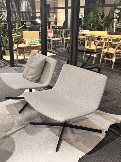 set di 2 sedie lounge design arper catifa 80