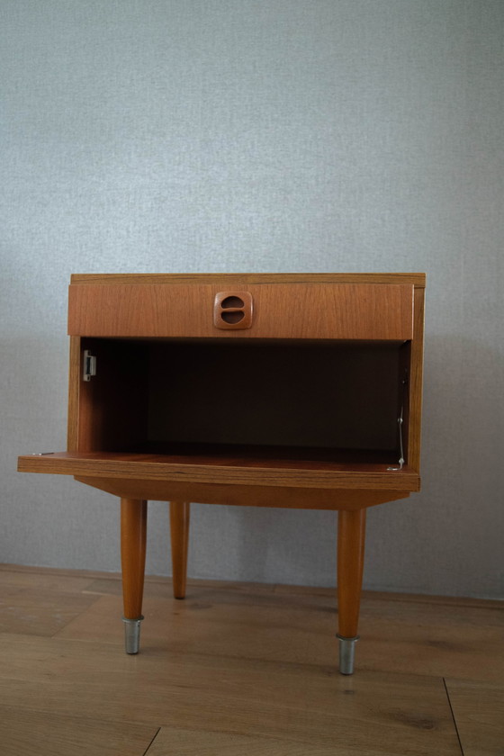 2 Vintage Teak Kastjes Jaren '60 – G.N.B Meubelen, Nachtkastjes, Other (photo 3 of 7)