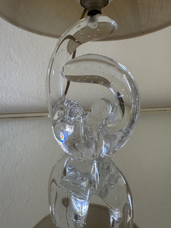 Image 1 of Small Crystal Lamp Schneider 50's